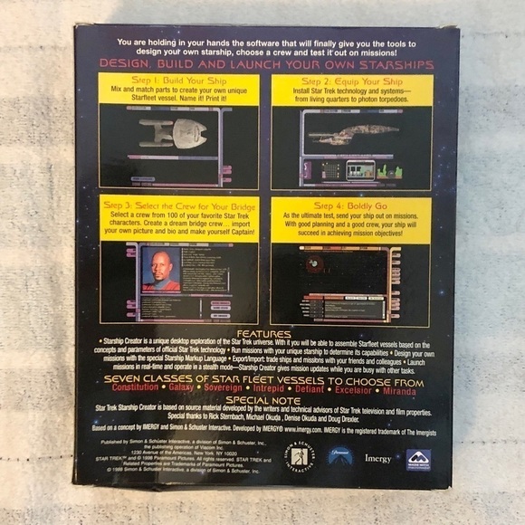 Star Trek Starship Creator for Windows 95/98 & MacIntosh - Picture 2 of 13